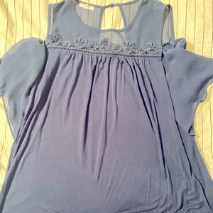 Cold shoulder blouse